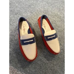 Cole Haan - New Red Multicolot Lofers Men Soft Light Slip On Sz 8M